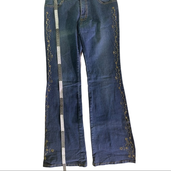 Retro embellished vintage Forever 21 Jeans size L - Picture 6 of 8
